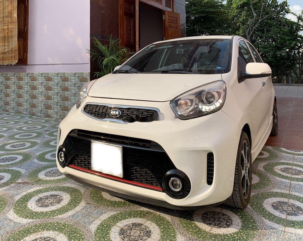 Kia Morning   2015 - Bán xe Kia Morning đời 2015, màu trắng, số tự động