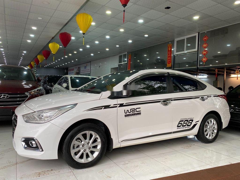 Hyundai Accent   2018 - Cần bán Hyundai Accent 1.4MT sản xuất năm 2018, màu trắng, 465 triệu