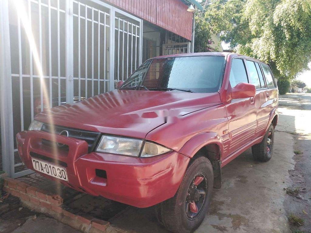 Ssangyong Musso    1998 - Cần bán lại xe Ssangyong Musso năm sản xuất 1998, màu đỏ