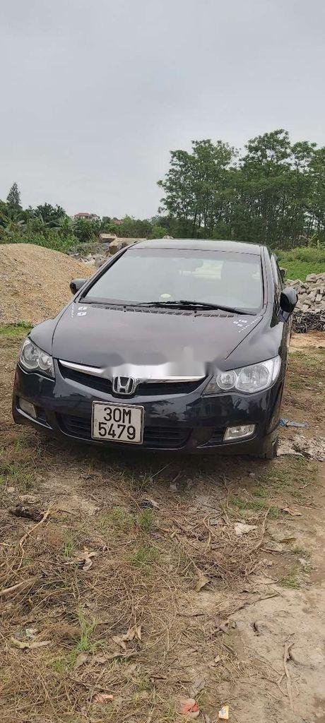 Honda Civic   2007 - Bán Honda Civic năm 2007, màu đen, nhập khẩu 