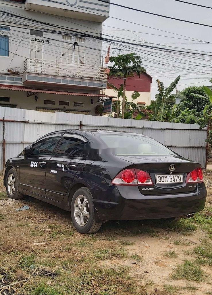 Honda Civic   2007 - Bán Honda Civic năm 2007, màu đen, nhập khẩu 