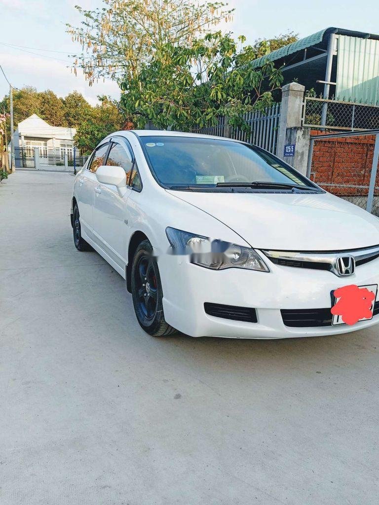 Honda Civic     2007 - Cần bán gấp Honda Civic sản xuất năm 2007, màu trắng  