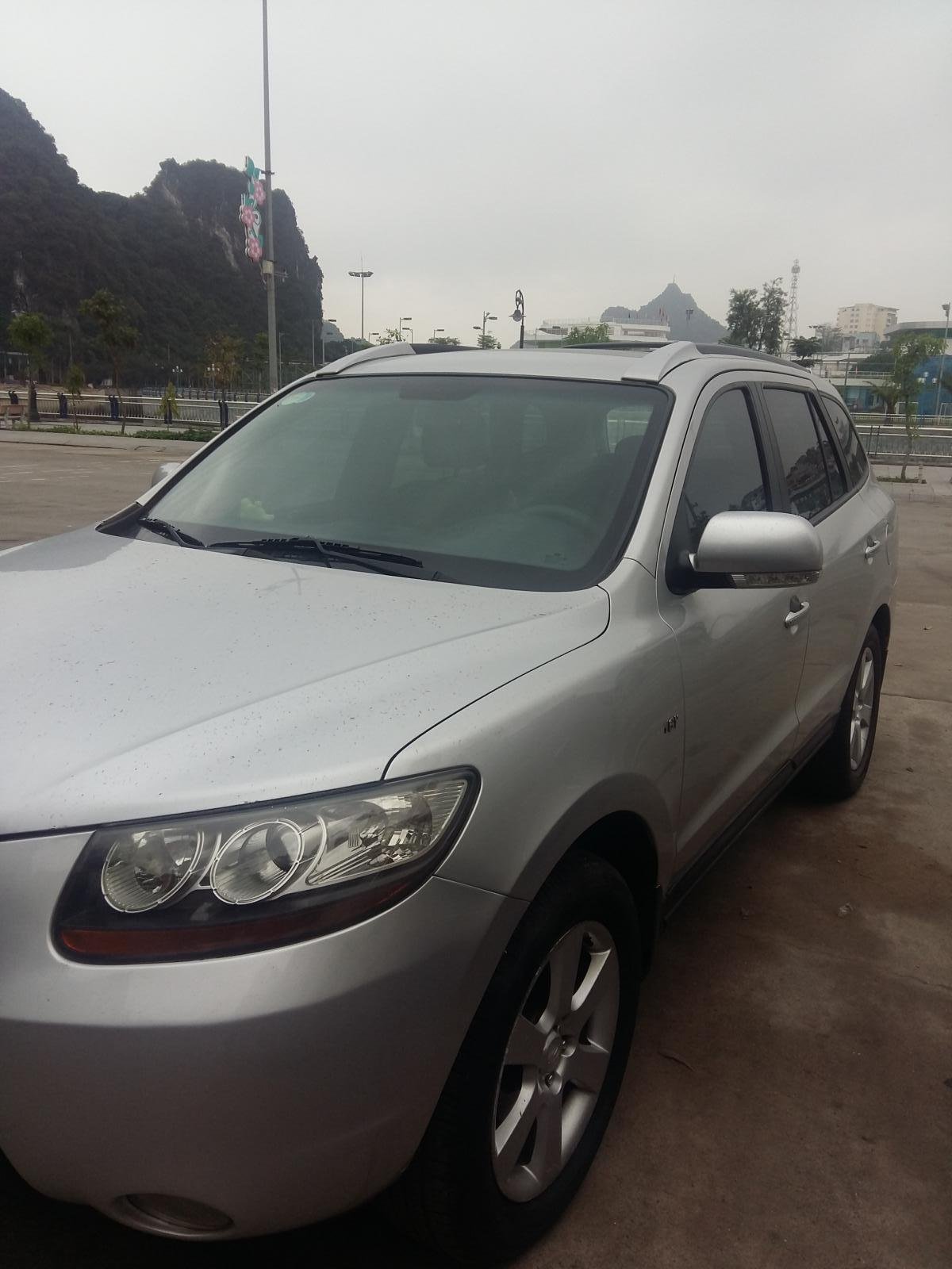 Hyundai Santa Fe 2008 - Bán Hyundai Santa Fe năm 2008, màu bạc, nhập khẩu