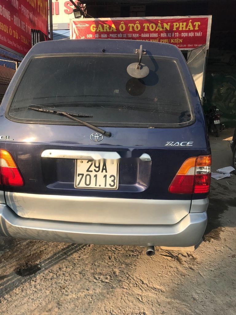 Toyota Zace   2003 - Cần bán lại xe Toyota Zace đời 2003, màu xanh lam, chính chủ, 168tr