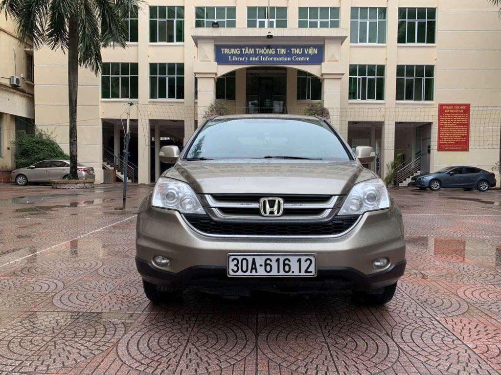 Honda CR V   2010 - Cần bán lại xe Honda CR V năm sản xuất 2010, màu bạc, nhập khẩu