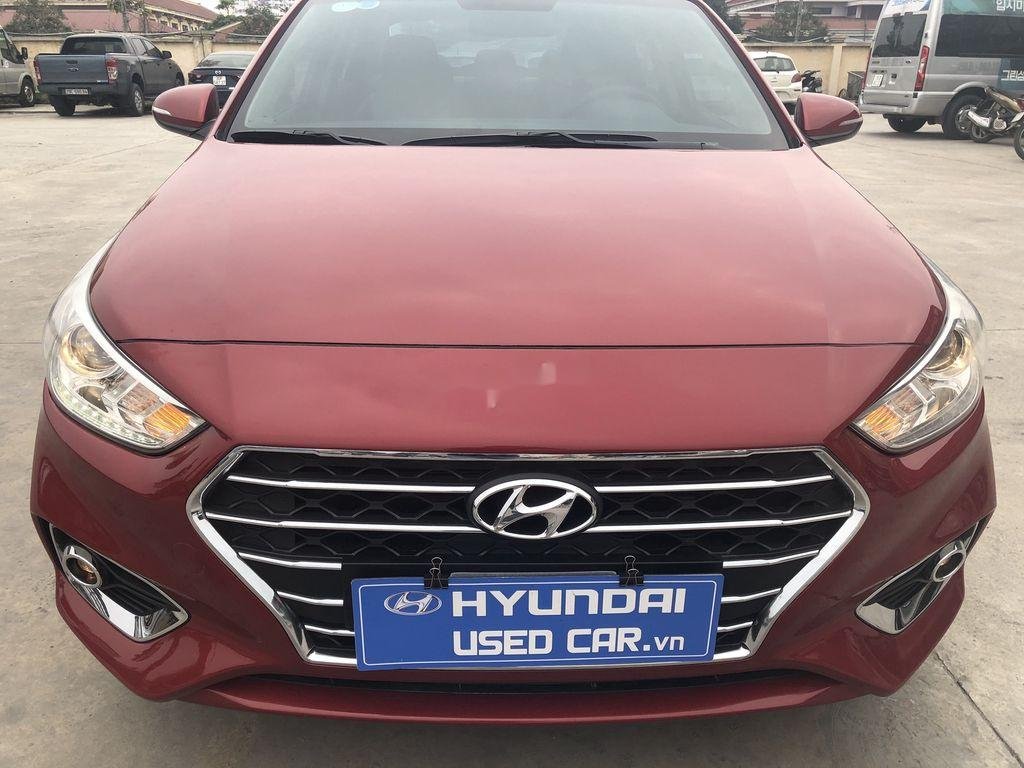 Hyundai Accent 2018 - Cần bán lại xe Hyundai Accent 1.4AT năm 2018, màu đỏ, giá 548tr