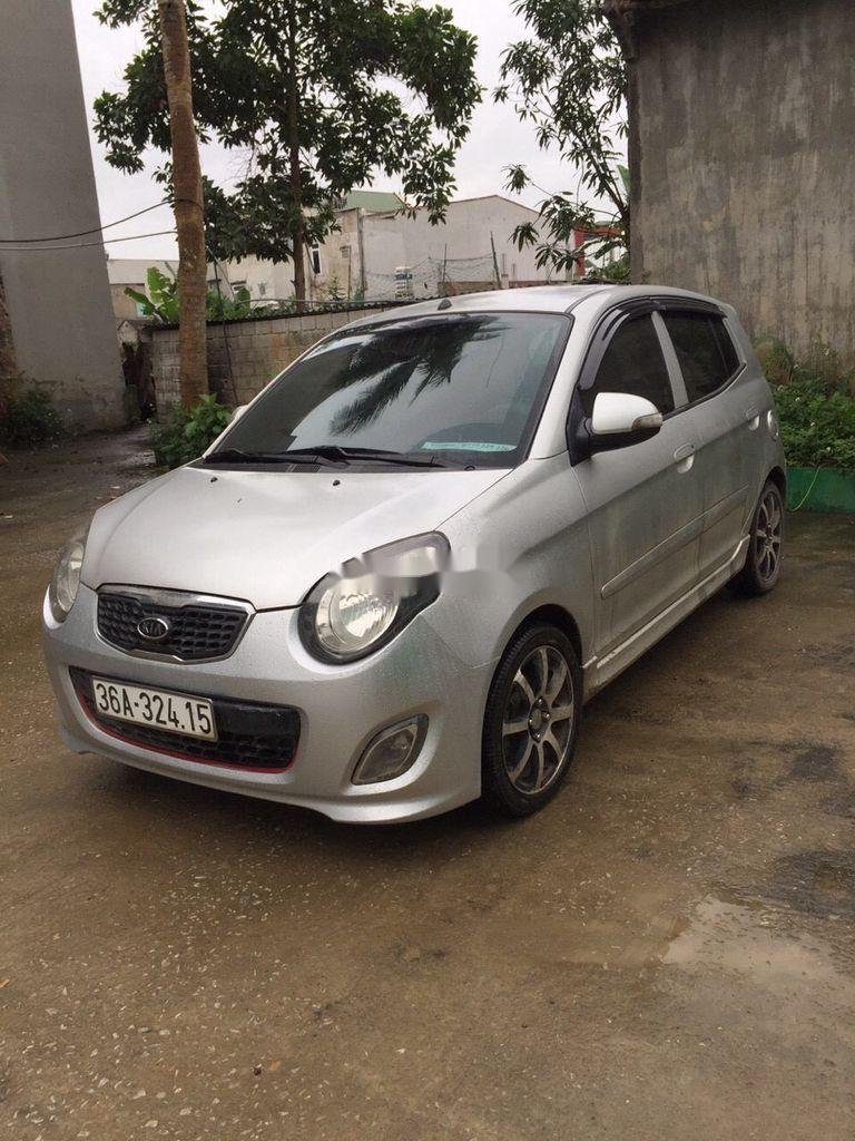 Kia Morning   2010 - Cần bán xe Kia Morning năm 2010, màu bạc, 165tr