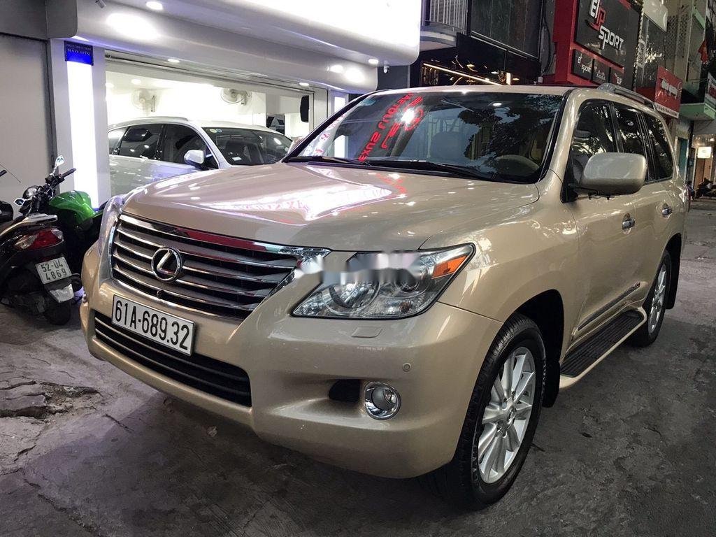 Lexus LX 2008 - Bán xe Lexus LX đời 2008, màu vàng, nhập khẩu