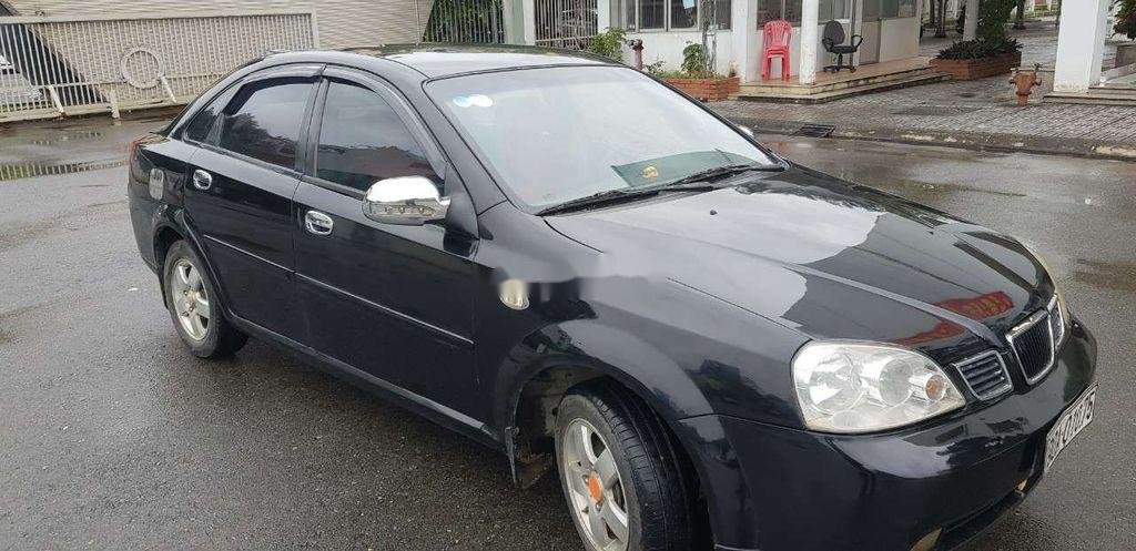 Daewoo Lacetti   2005 - Bán Daewoo Lacetti năm 2005, màu đen, số sàn