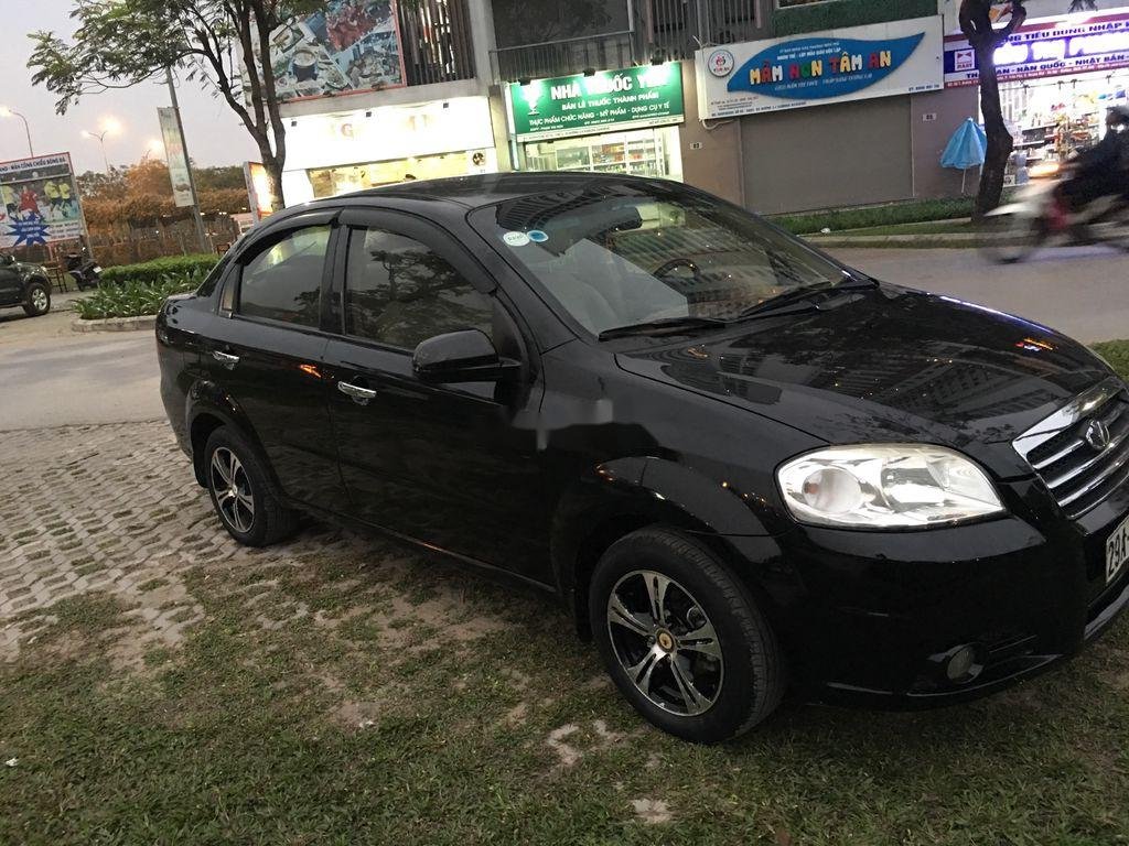 Daewoo Gentra   2011 - Cần bán Daewoo Gentra năm sản xuất 2011, màu đen, xe gia đình 