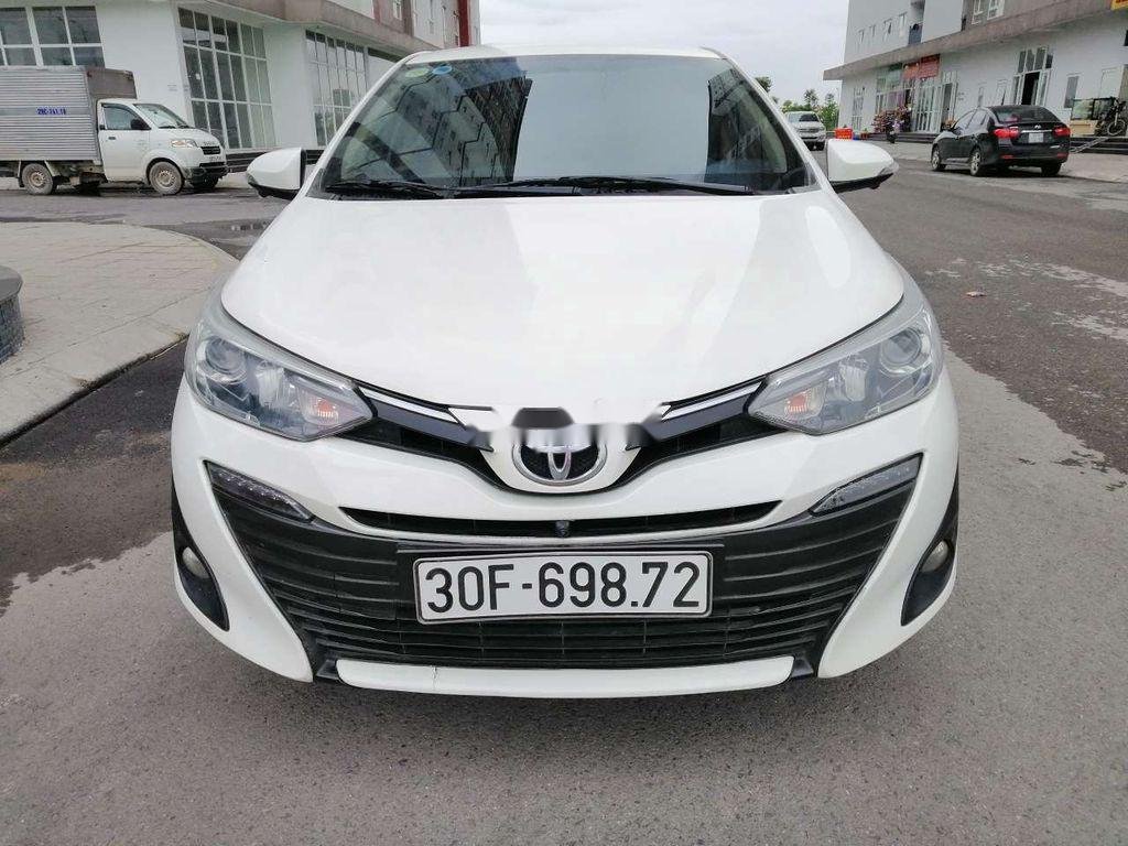 Toyota Vios  G  2019 - Bán ô tô Toyota Vios G sản xuất 2019, màu trắng chính chủ, 555tr