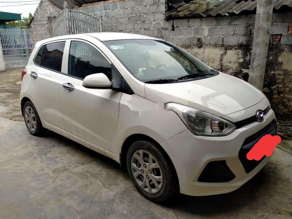 Hyundai Grand i10 2014 - Cần bán gấp Hyundai Grand i10 năm 2014, màu trắng, nhập khẩu, giá chỉ 217 triệu