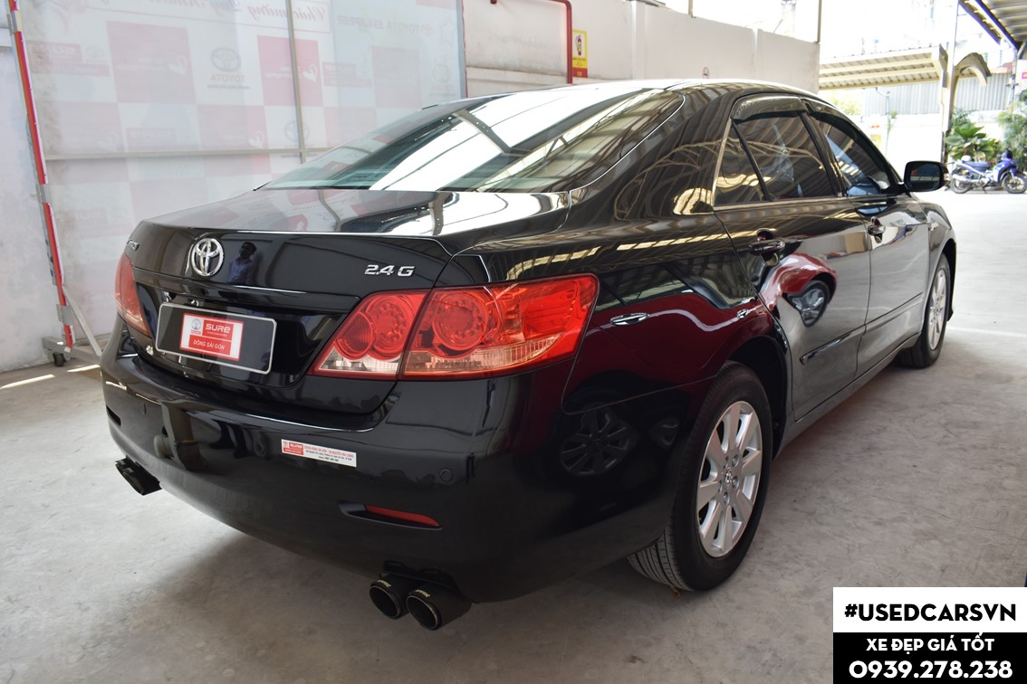 Toyota Camry 2.4G 2008 - Bán ô tô Toyota Camry 2.4G sản xuất 2008, màu đen