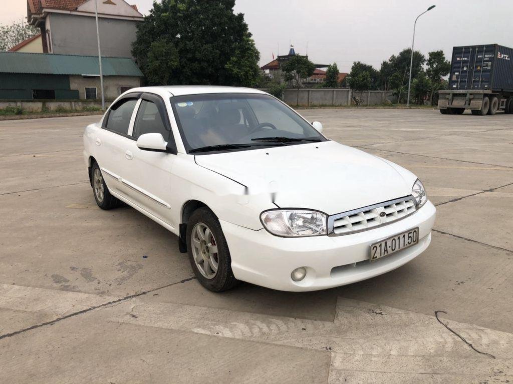 Kia Spectra   2008 - Bán Kia Spectra 2008, màu trắng, giá cạnh tranh