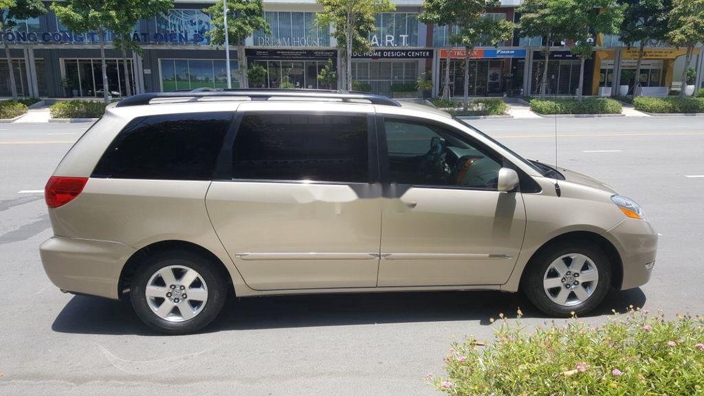 Toyota Sienna   2008 - Bán Toyota Sienna đời 2008, màu vàng, nhập khẩu  