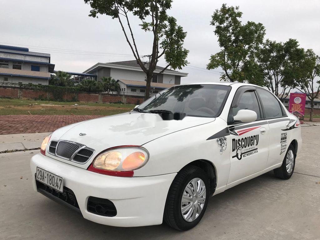 Daewoo Lanos   2004 - Bán xe Daewoo Lanos đời 2004, màu trắng