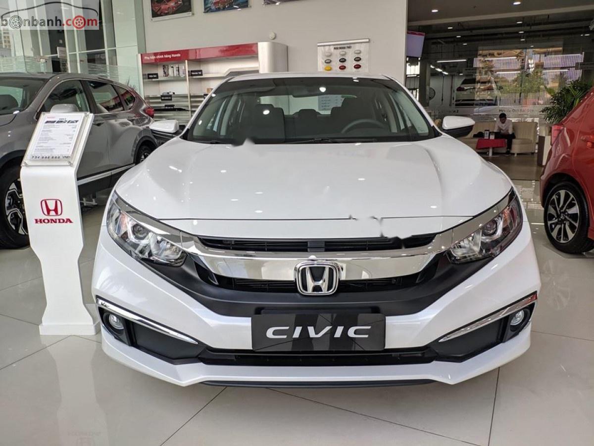 Honda Civic 2019 - Cần bán xe Honda Civic E 1.8 AT đời 2019, màu trắng, nhập khẩu nguyên chiếc, 729tr