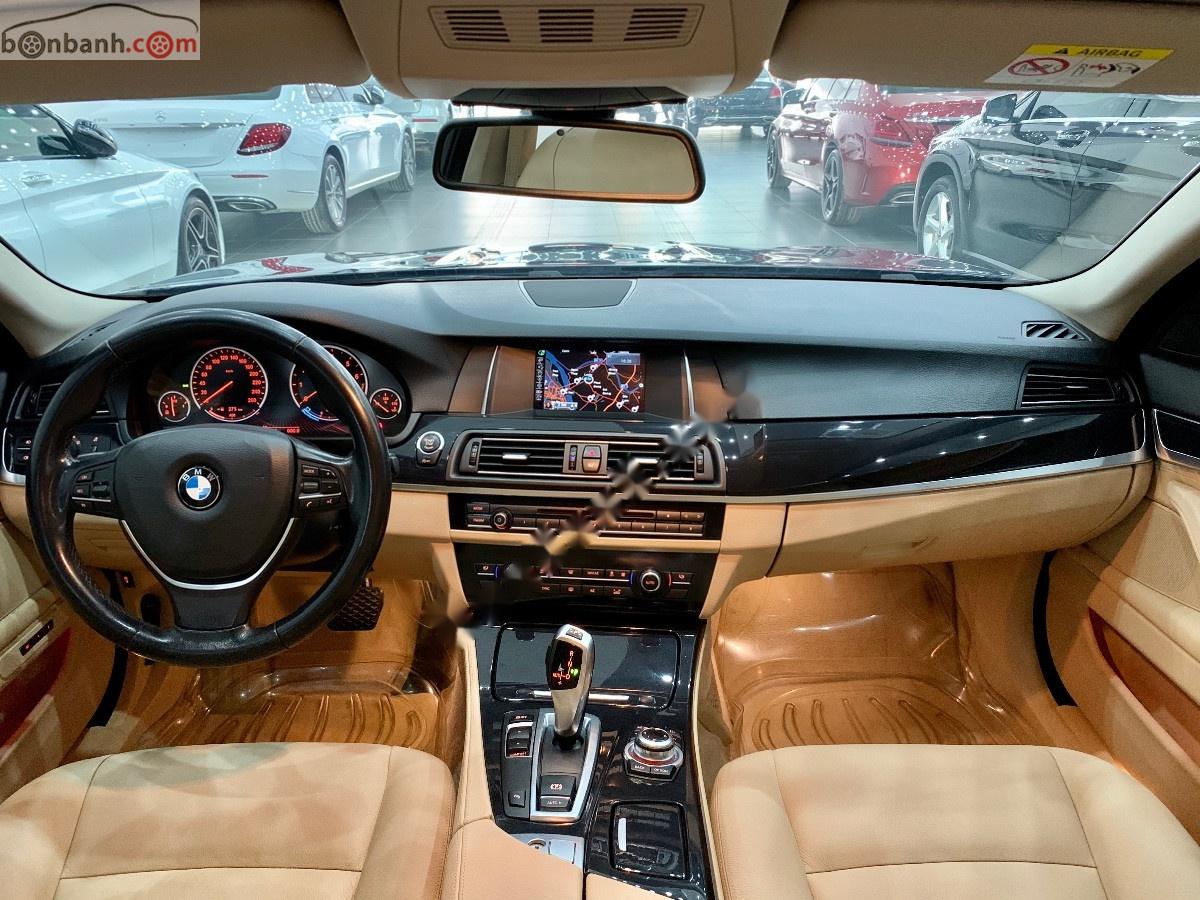 BMW 5 Series   2015 - Bán xe BMW 520i đời 2015, màu xanh lam, xe nhập