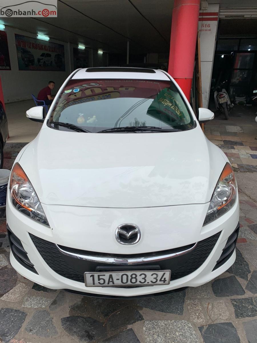 Mazda 3   2010 - Bán Mazda 3 1.6 AT năm sản xuất 2010, màu trắng, nhập khẩu  