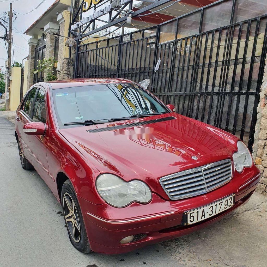 Mercedes-Benz C class 2002 - Cần bán gấp Mercedes năm 2002, màu đỏ