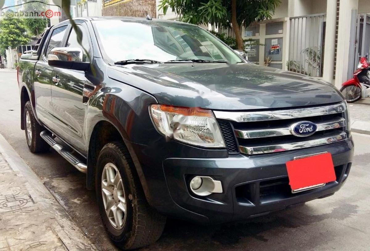 Ford Ranger   2014 - Bán Ford Ranger 4X4 đời 2014, màu xám, nhập khẩu  