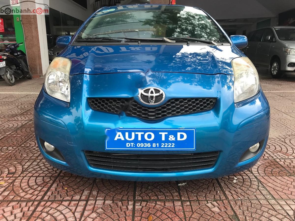 Toyota Yaris   2010 - Bán Toyota Yaris 1.3 2010, màu xanh, nhập khẩu 