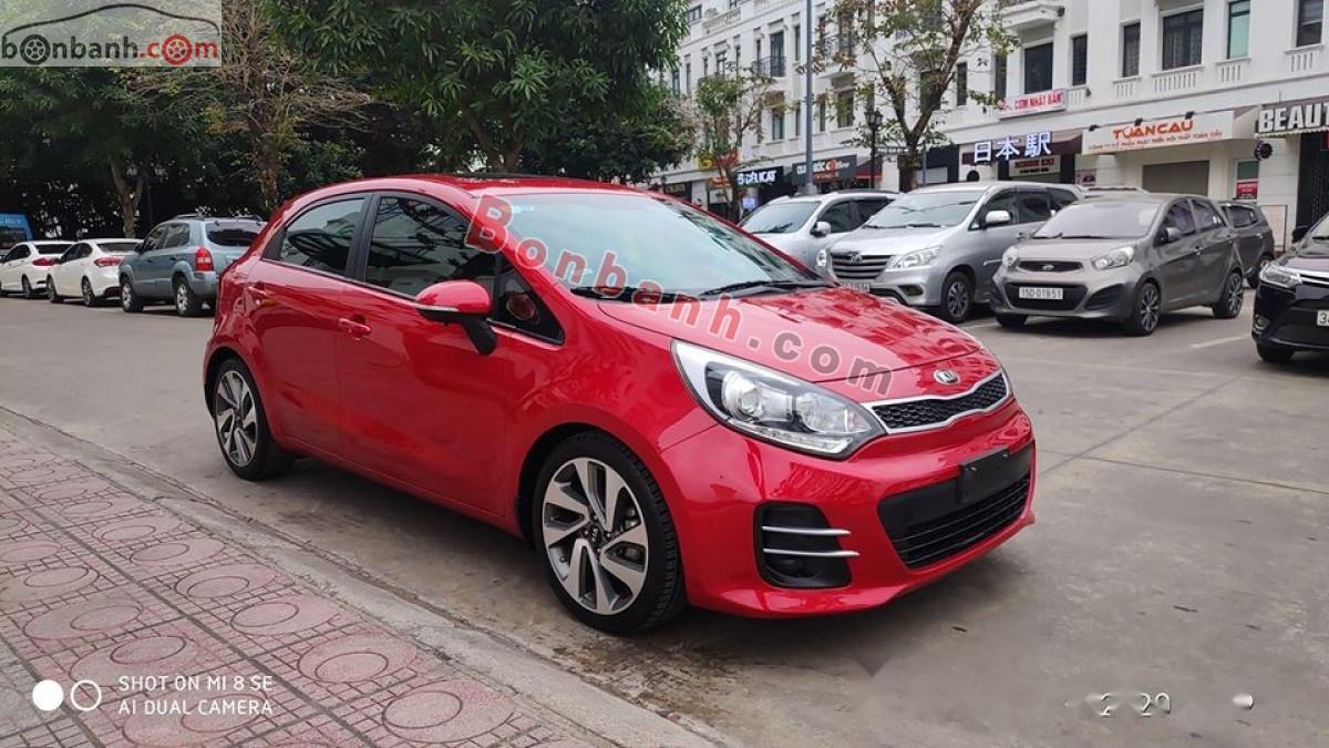 Kia Rio 1.4 AT 2015 - Bán Kia Rio 1.4 AT năm sản xuất 2015, màu đỏ, nhập khẩu nguyên chiếc  