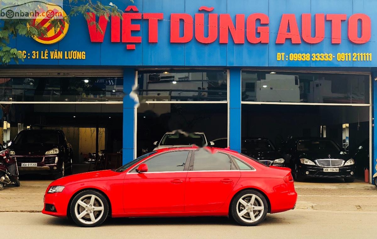 Audi A4 2008 - Bán ô tô Audi A4 sản xuất 2008, màu đỏ, nhập khẩu, 480 triệu