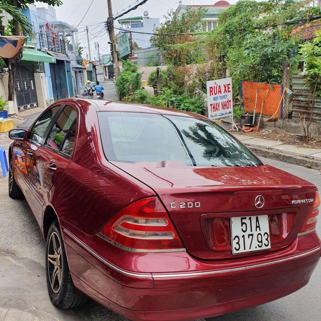 Mercedes-Benz C class 2002 - Cần bán gấp Mercedes năm 2002, màu đỏ