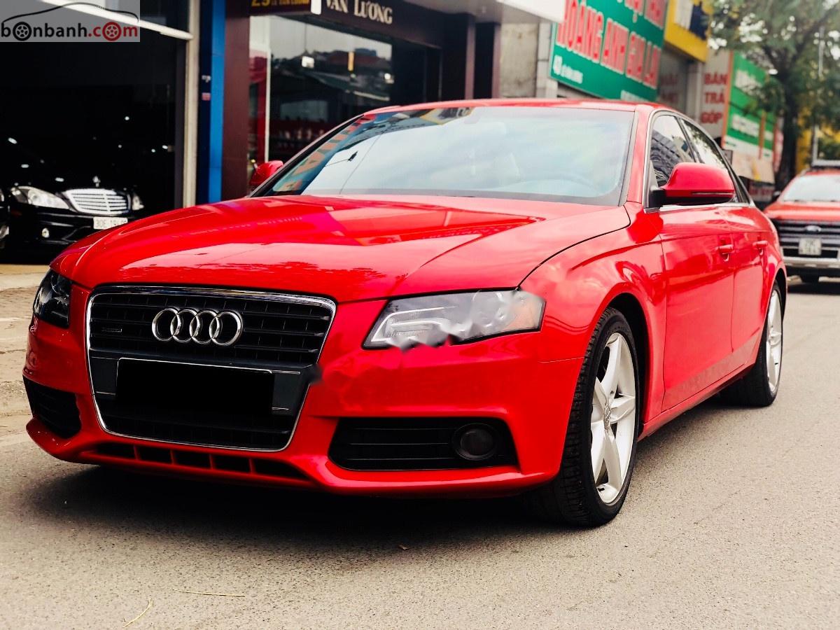 Audi A4 2008 - Bán ô tô Audi A4 sản xuất 2008, màu đỏ, nhập khẩu, 480 triệu