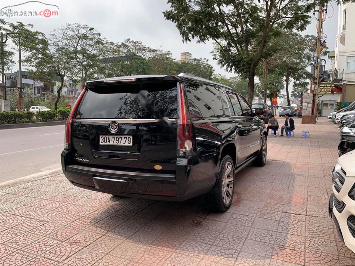 Cadillac Escalade   2014 - Bán Cadillac Escalade 6.2 V8 đời 2014, màu đen, nhập khẩu, số tự động