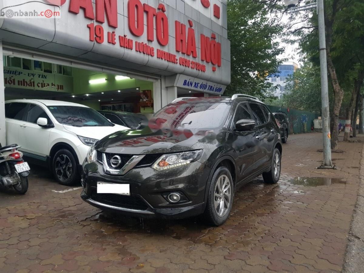 Nissan X trail   2017 - Bán Nissan X trail 2.5 SV 4WD đời 2017, màu xanh lam