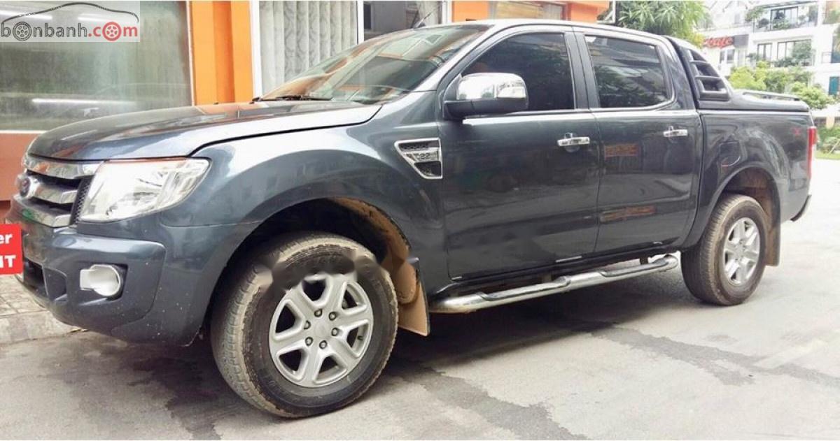 Ford Ranger   2014 - Bán Ford Ranger 4X4 đời 2014, màu xám, nhập khẩu  