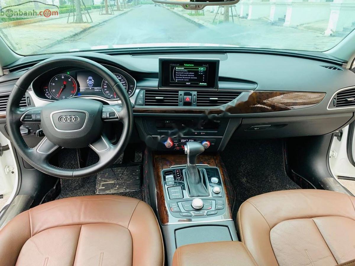 Audi A6 2.0 TFSI 2014 - Cần bán xe Audi A6 2.0 TFSI năm sản xuất 2014, màu trắng, nhập khẩu nguyên chiếc