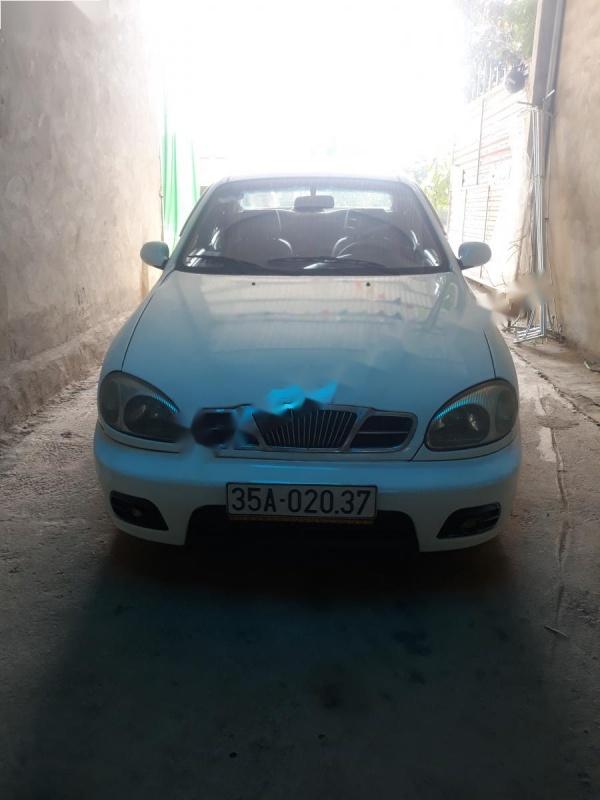 Daewoo Lanos   2003 - Bán xe Daewoo Lanos LS đời 2003, màu trắng, giá 56tr