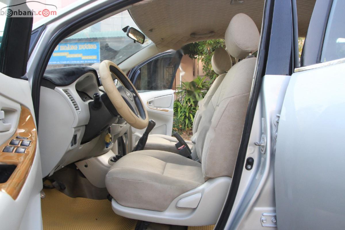 Toyota Innova   2007 - Cần bán xe Toyota Innova 2.0MT đời 2007, màu bạc, 252tr