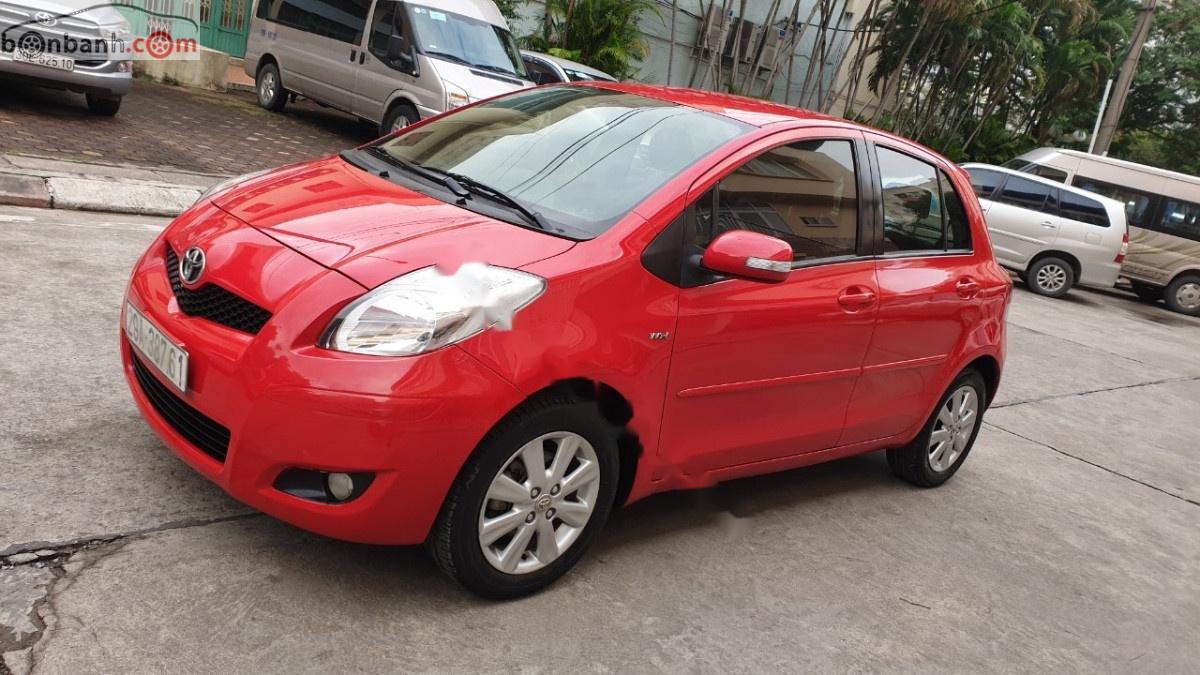 Toyota Yaris   2011 - Bán Toyota Yaris 1.5 AT năm sản xuất 2011, màu đỏ, xe nhập