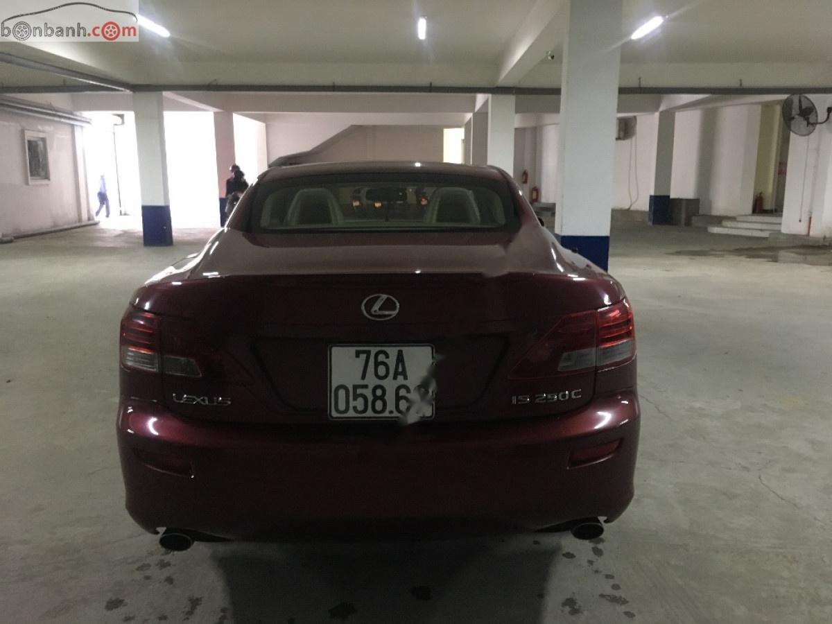 Lexus IS   2009 - Bán xe Lexus IS 250C đời 2009, màu đỏ, xe nhập