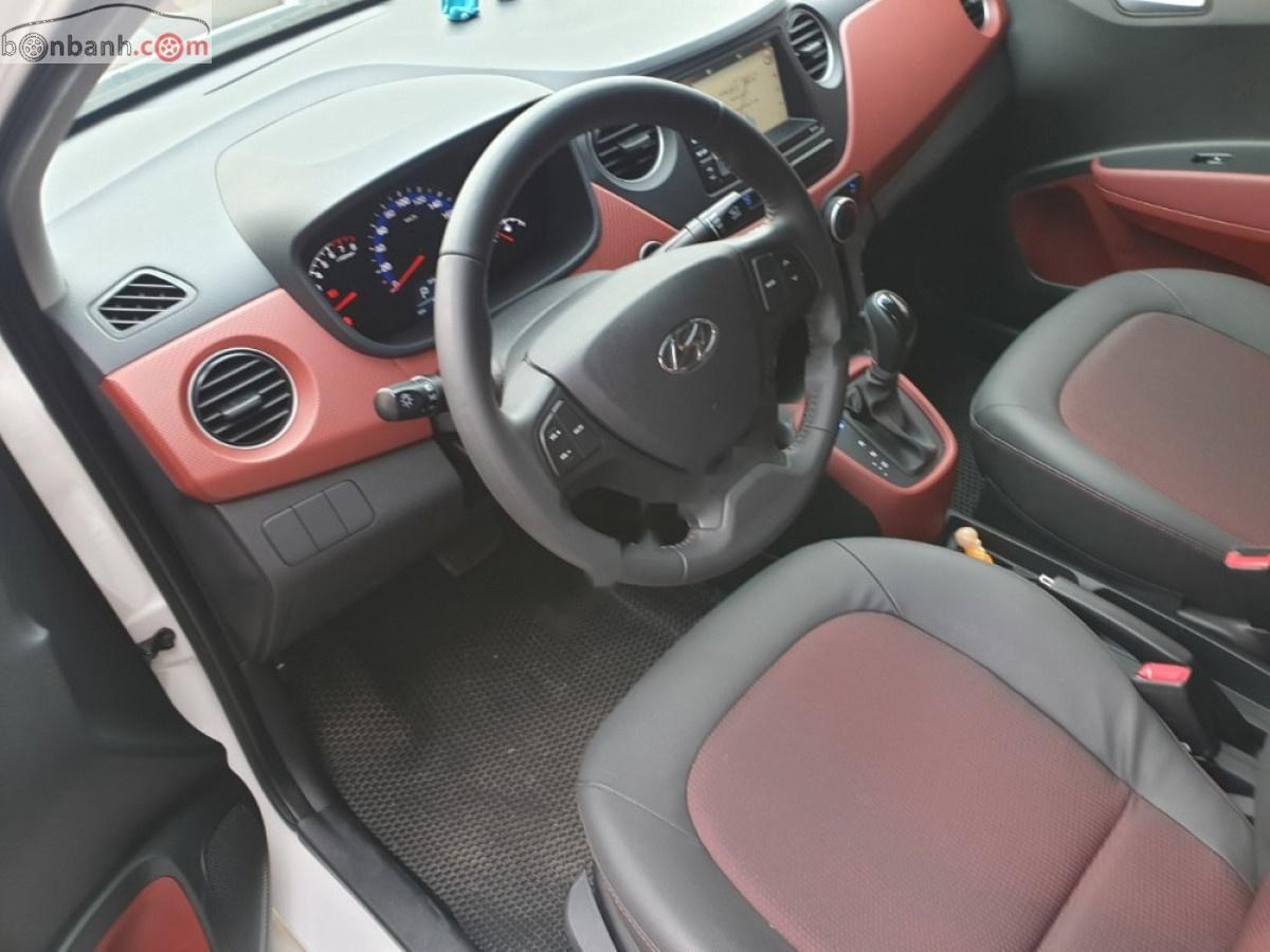 Hyundai Grand i10   2019 - Bán Hyundai Grand i10 1.2 AT đời 2019, màu trắng, chính chủ 