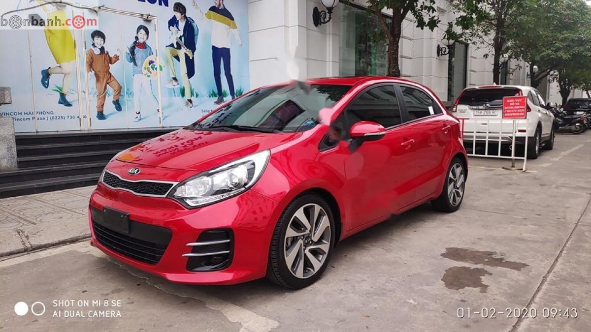 Kia Rio 1.4 AT 2015 - Bán Kia Rio 1.4 AT năm sản xuất 2015, màu đỏ, nhập khẩu nguyên chiếc  