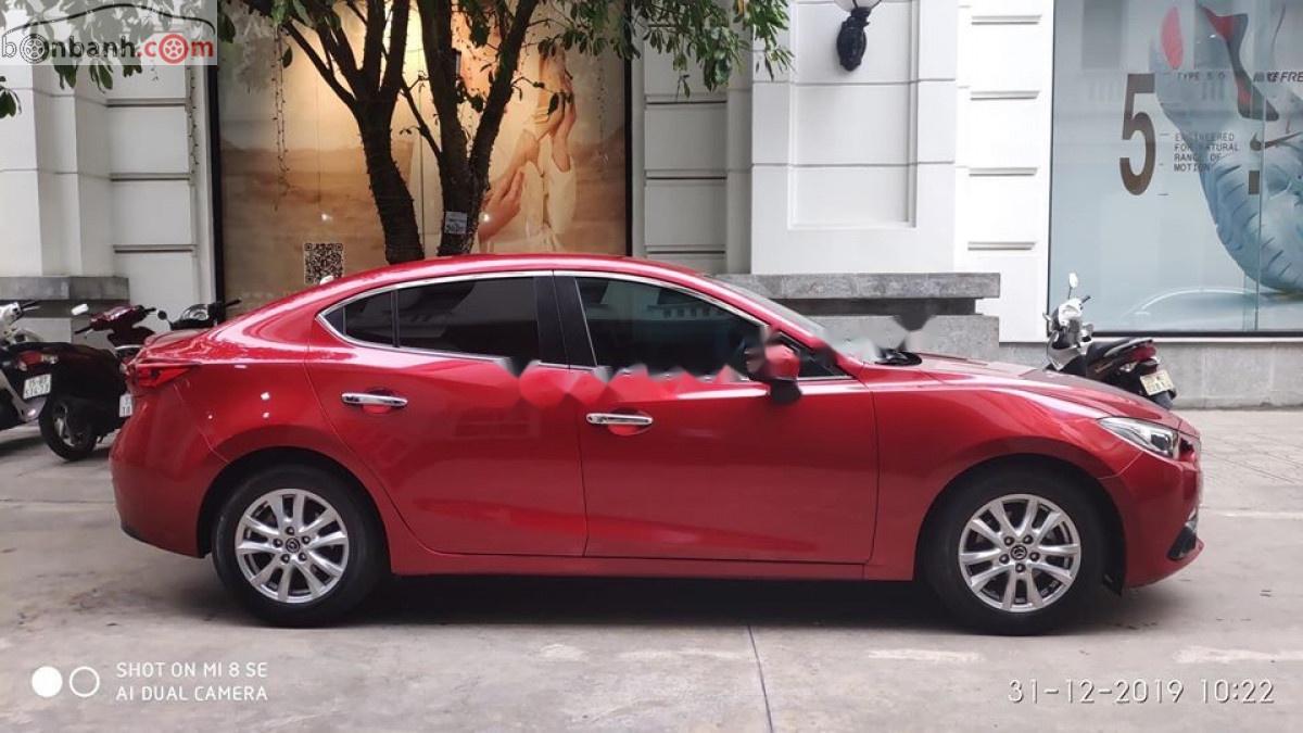 Mazda 3 2016 - Bán Mazda 3 1.5 AT sản xuất 2016, màu đỏ, số tự động  