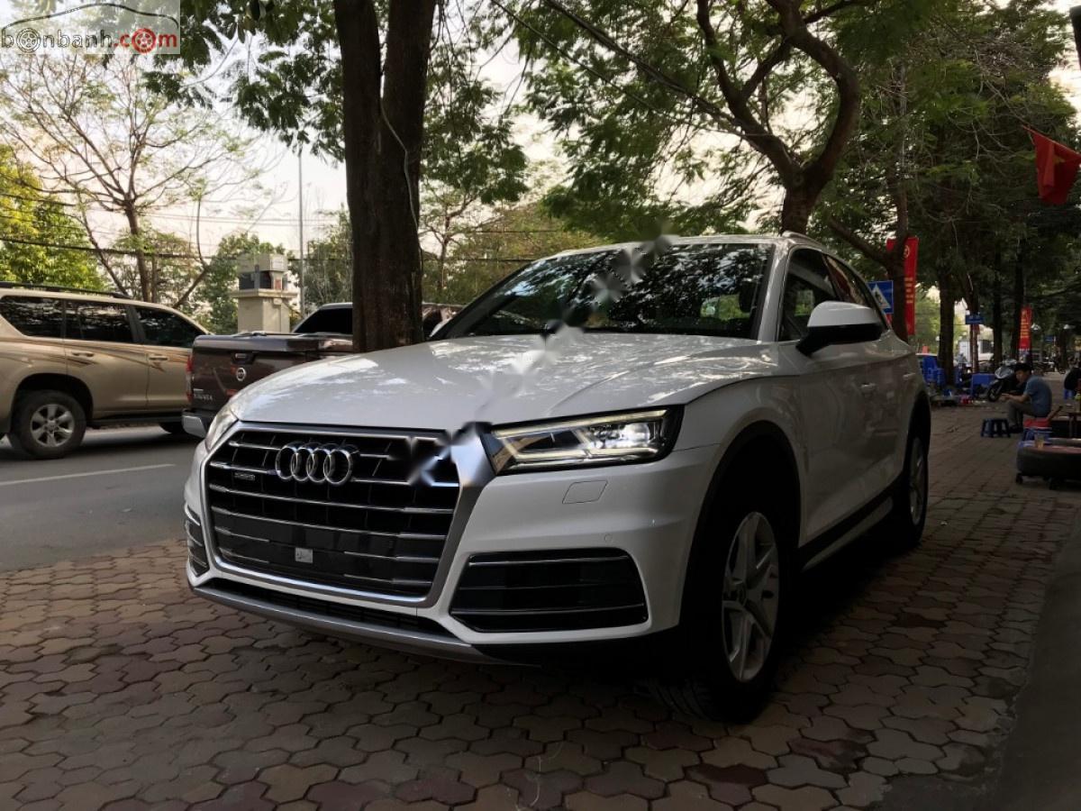 Audi Q5 2.0 AT 2018 - Cần bán lại xe Audi Q5 2.0 AT 2018, màu trắng, nhập khẩu nguyên chiếc