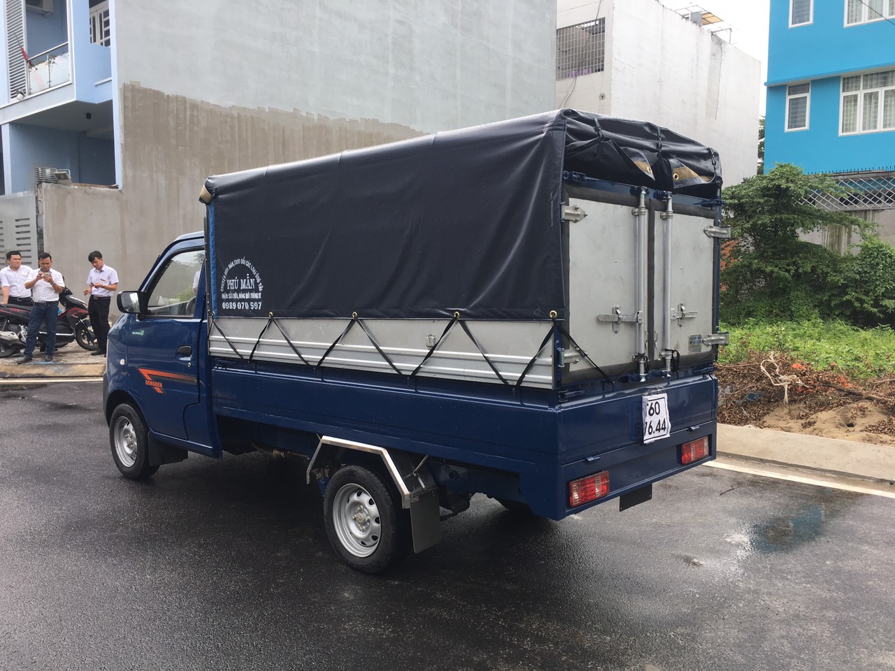 Xe tải 500kg - dưới 1 tấn 2019 - Bán xe tải Dongben thùng mui bạt - trả trước 70 triệu nhận xe ngay