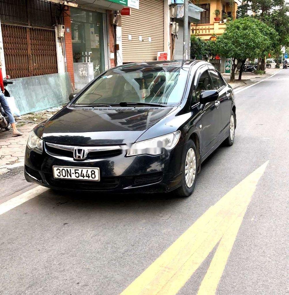 Honda Civic   2008 - Bán Honda Civic đời 2008, màu đen