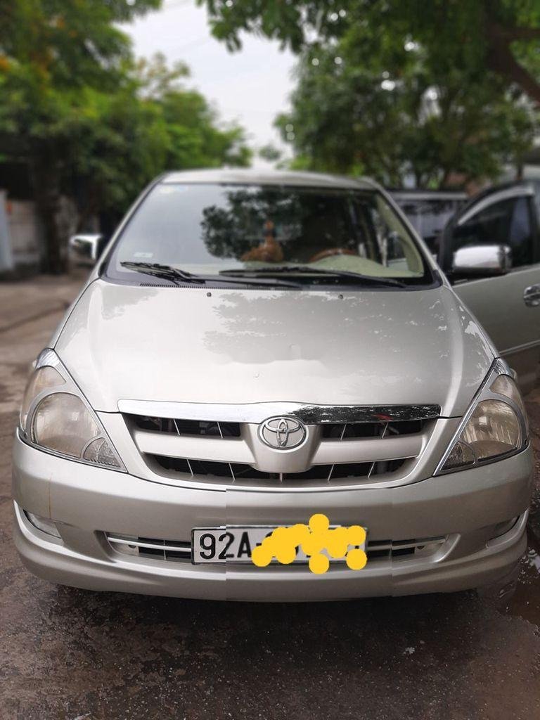 Toyota Innova   2007 - Cần bán gấp Toyota Innova sản xuất 2007, màu ghi vàng 