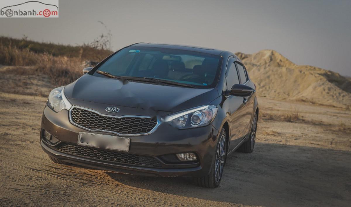 Kia K3   2016 - Bán xe Kia K3 2.0 AT 2016, màu đen như mới, 528tr