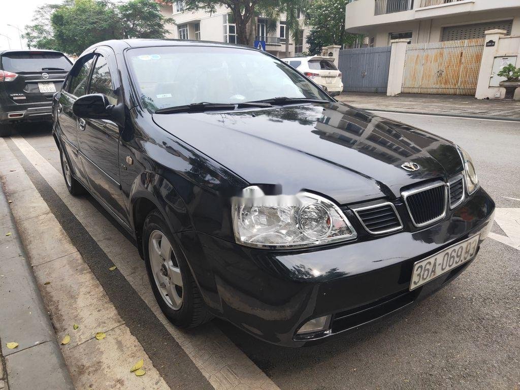 Daewoo Lacetti   2007 - Cần bán Daewoo Lacetti 2007, màu đen, nhập khẩu