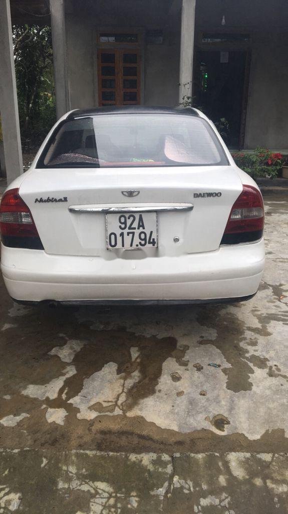 Daewoo Nubira 2002 - Bán Daewoo Nubira năm sản xuất 2002, màu trắng xe gia đình