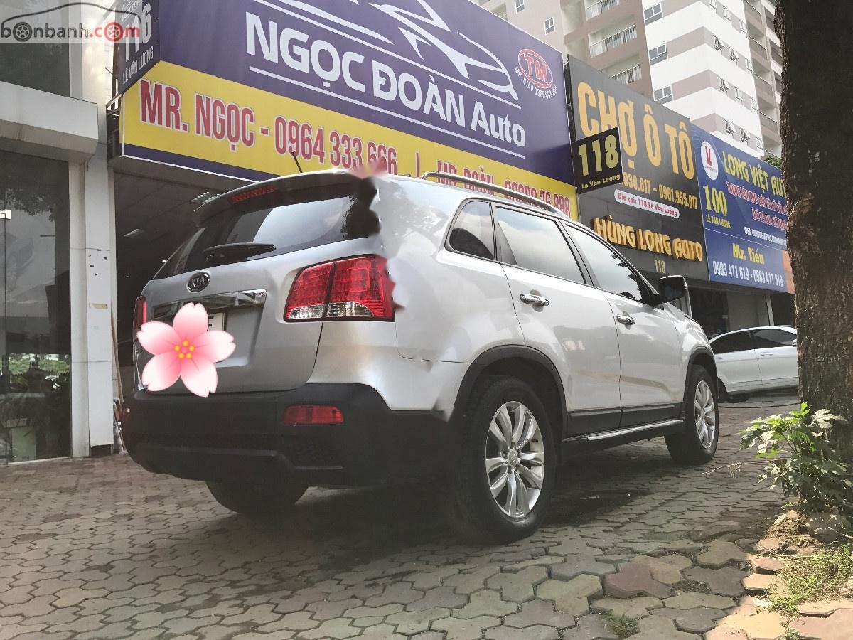 Kia Sorento   2013 - Bán xe cũ Kia Sorento sản xuất 2013, màu bạc