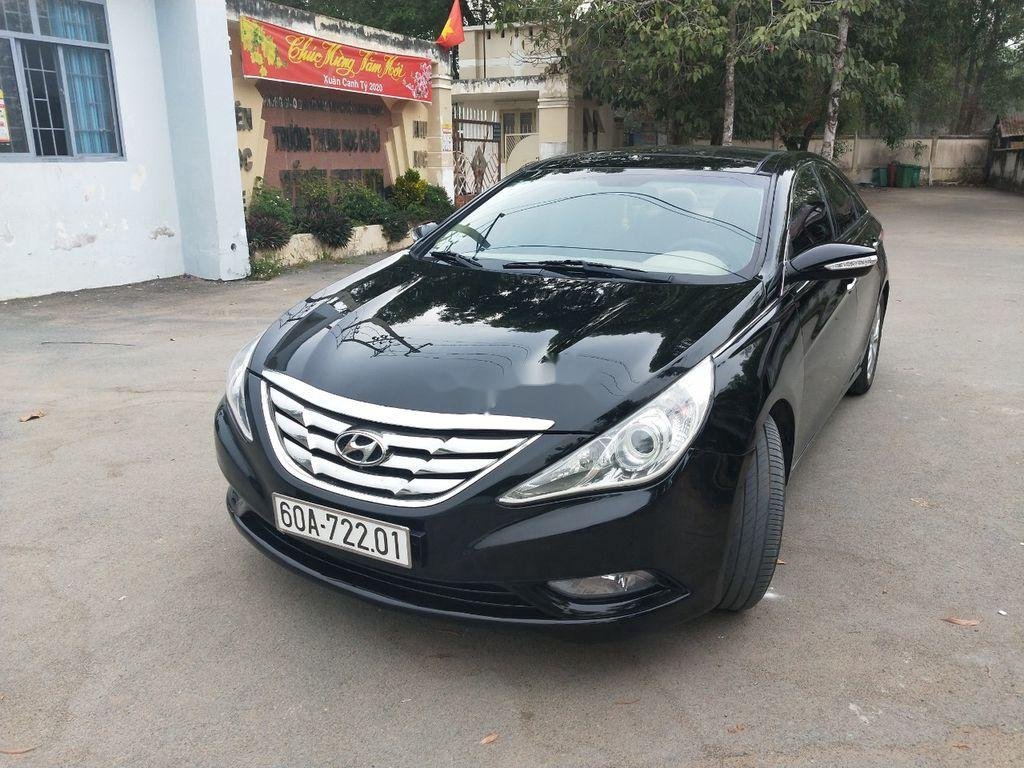 Hyundai Sonata   2009 - Cần bán Hyundai Sonata đời 2009, màu đen, nhập khẩu n 